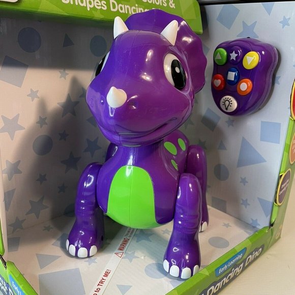 Dinasaur The Learning Journey Colors & Shapes Dancing Dino Kids Toys Purple - Picture 8 of 14